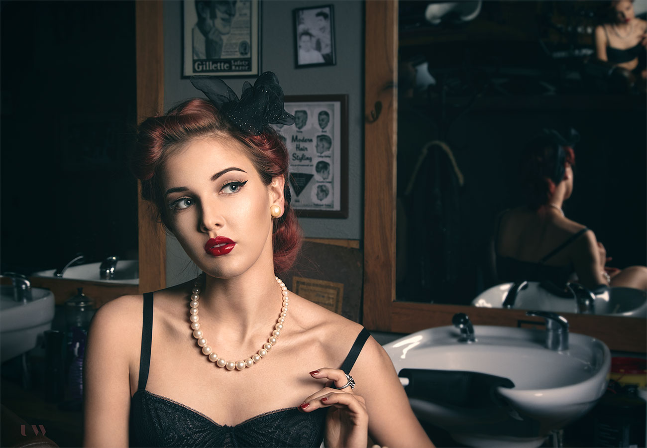 Pin-up boudoir with Sara Stacy Child